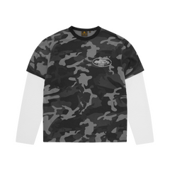 ISLAND HYBRID THERMAL LS [BLACK CAMO] Hoodie product image
