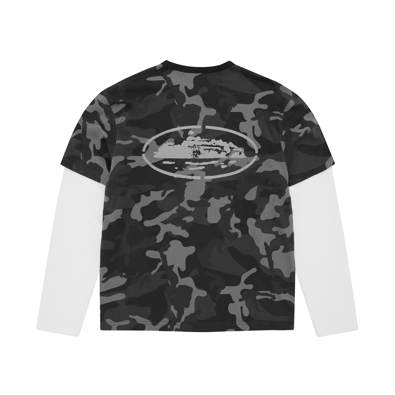 ISLAND HYBRID THERMAL LS [BLACK CAMO] Hoodie alternate view