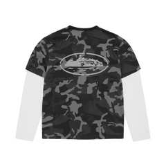 ISLAND HYBRID THERMAL LS [BLACK CAMO] Hoodie alternate view