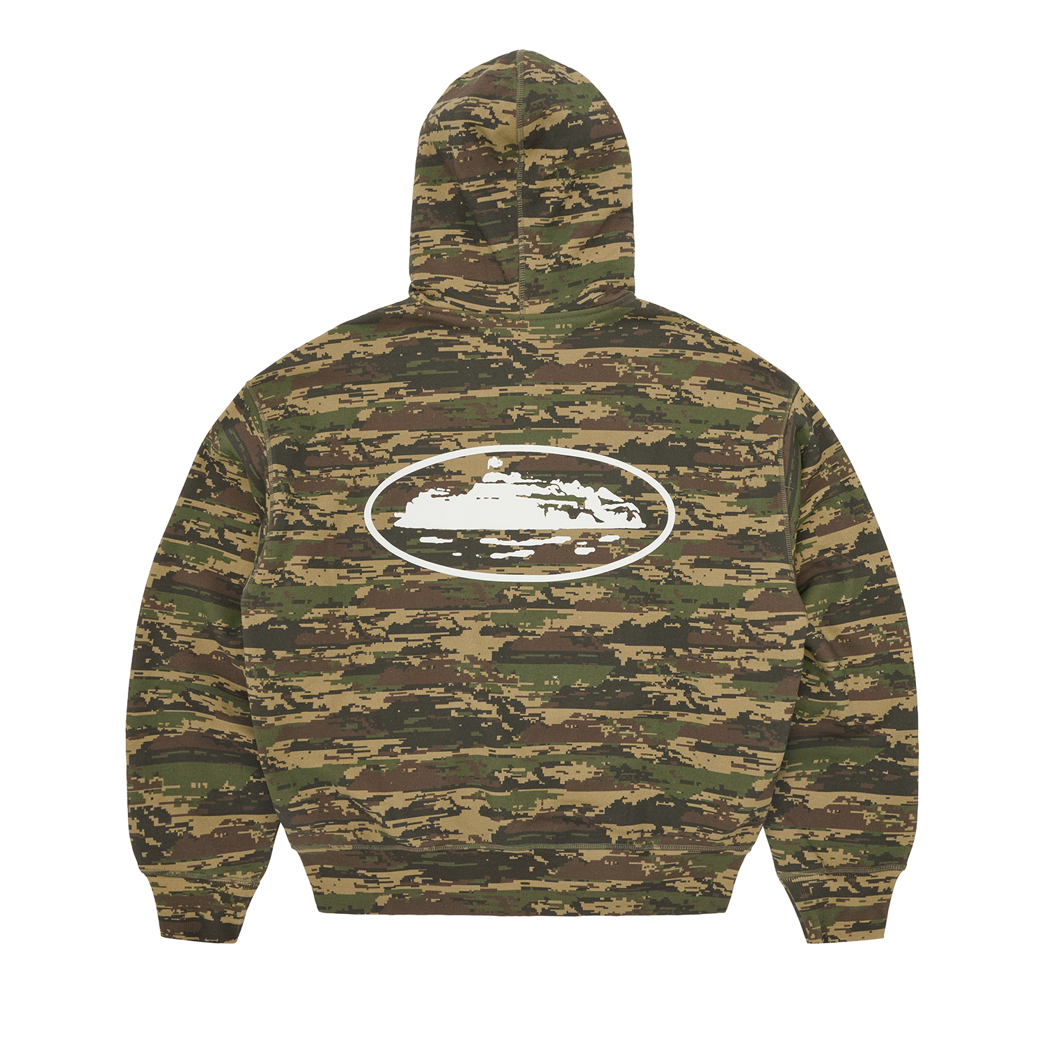 ISLAND PUFF PRINT ZIP HOODIE [DIGI CAMO] alternate view
