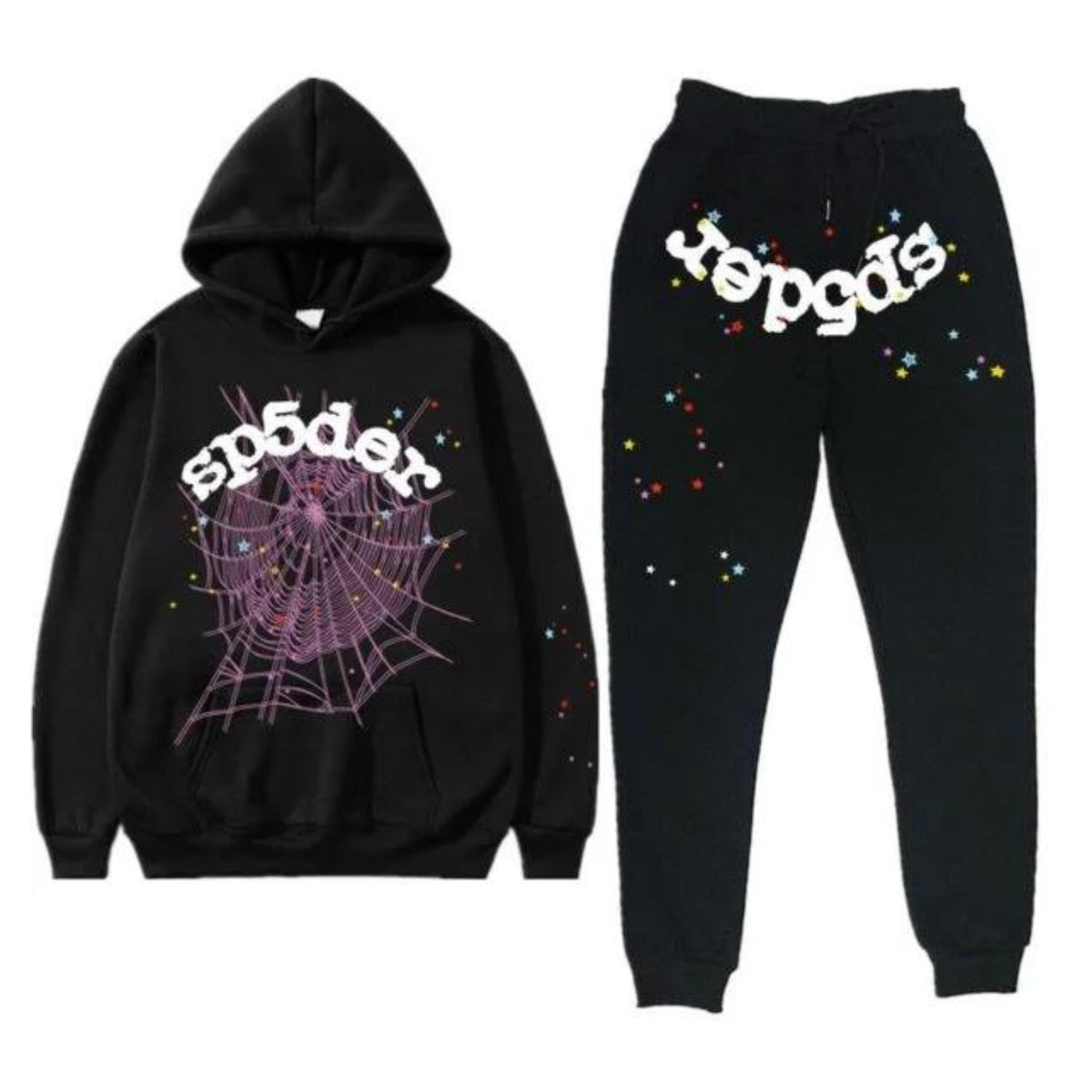 Black Sp5der Worldwide Tracksuit product image