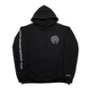 Black Chrome Hearts Hoodie back/alternate view