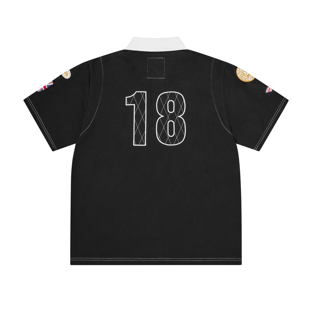 ALPINE POLO SHIRT [CLASSIQUE BLACK] Hoodie alternate view