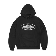 ALCATRAZ HOODIE [BLACK & WHITE] product image