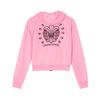 Chrome Hearts Girls Zip Up Pink Hoodie product image