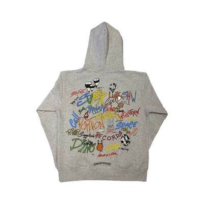 Chrome Hearts Hearts Matty Boy Brain Hoodie Grey product image