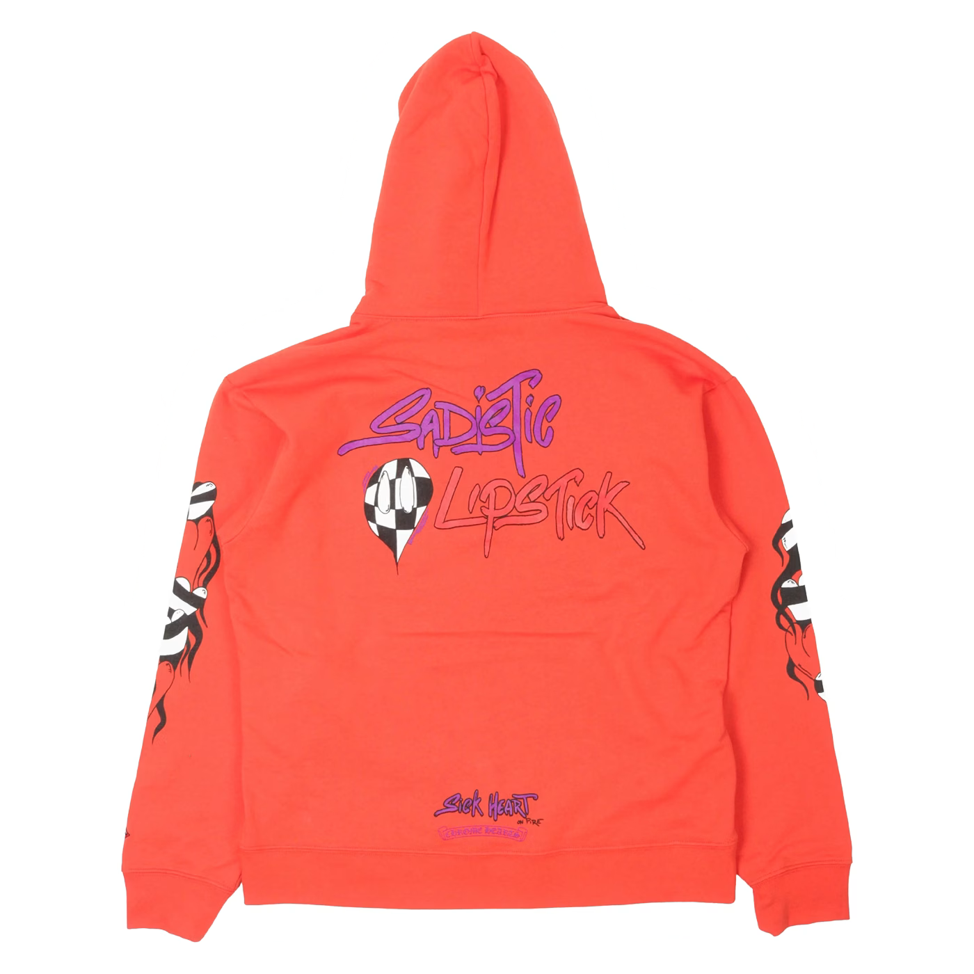 Chrome Hearts Hearts Matty Boy Brain Hoodie Red product image