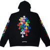 Chrome Hearts CH Script Multicolor Cross Cemetery Zip Up Hoodie product image