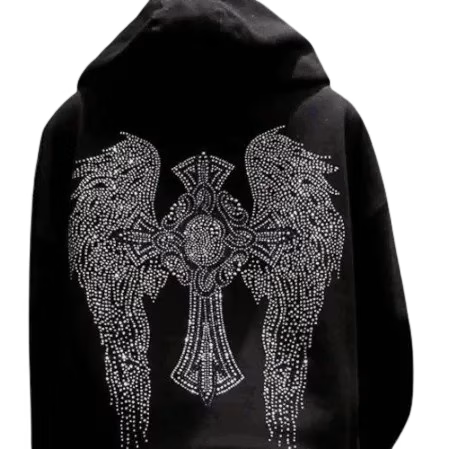 Chrome Hearts Rhinestone Hoodie product image