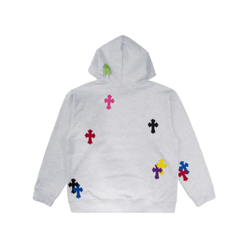 Chrome Hearts x Matty Boy Cross Patch Hoodie back/alternate view