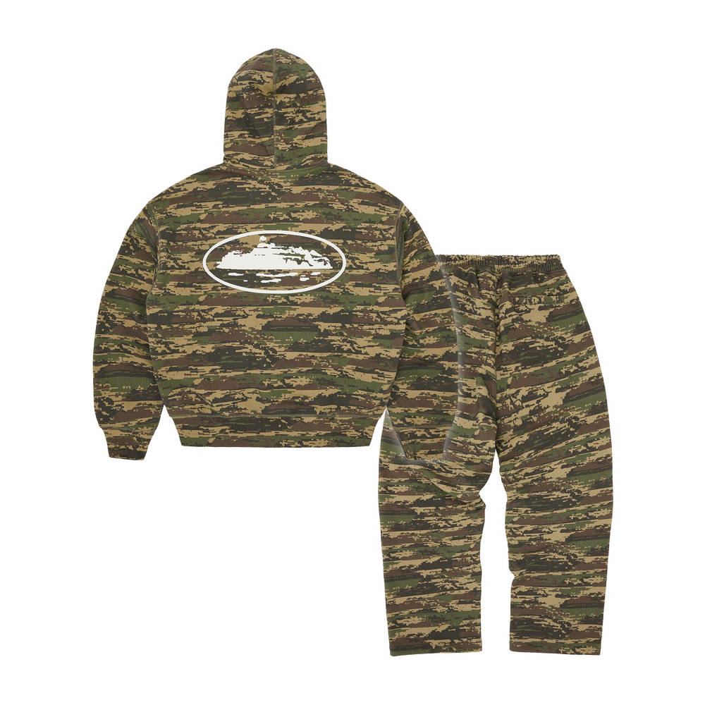 Corteiz Island Puff Print Tracksuit - Digi Camo back view