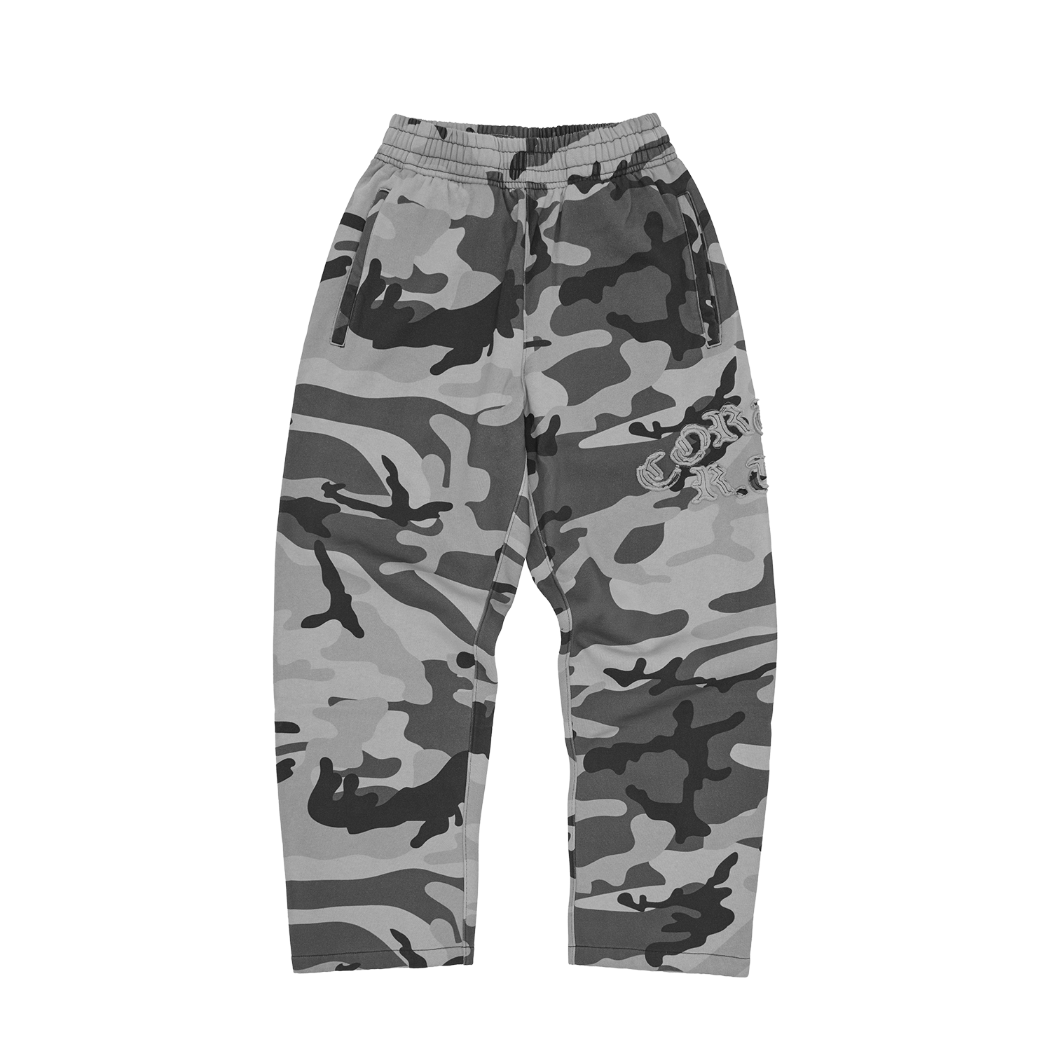 Corteiz DIPLOMATIC OPEN HEM SWEATPANT [WASHED CAMO] product image