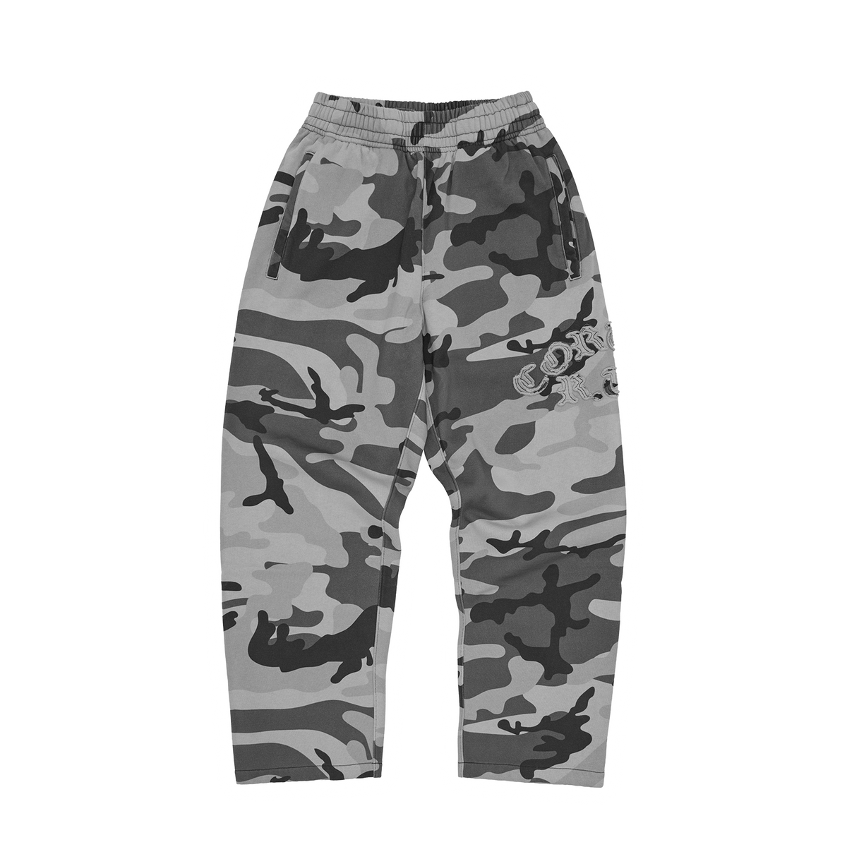 Corteiz DIPLOMATIC OPEN HEM SWEATPANT [WASHED CAMO] product image