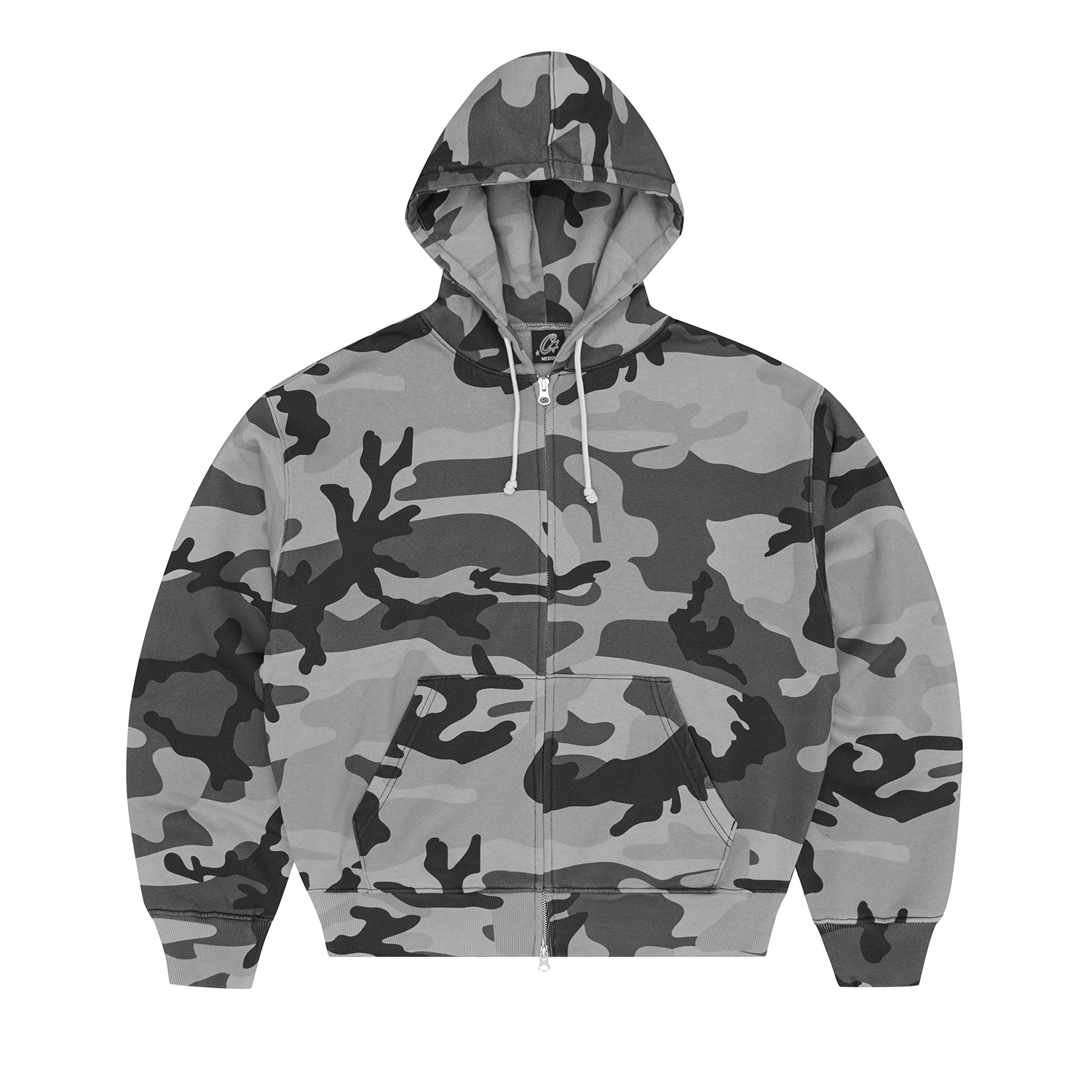 DIPLOMATIC ZIP HOODIE [WASHED CAMO] product image