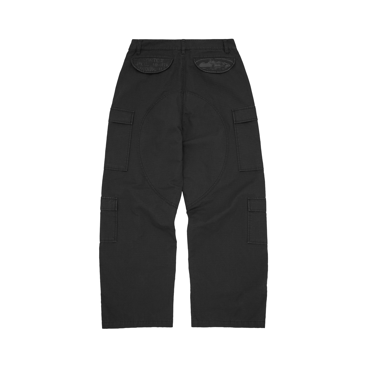 Corteiz GUERILLAZ CARGO PANT [BLACK] alternate view