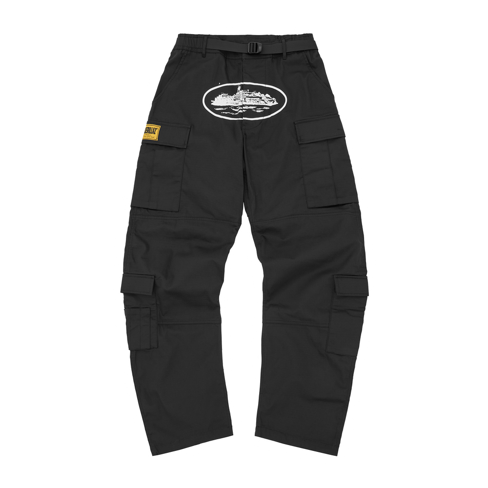 Corteiz ALCATRAZ CARGO PANT [BLACK] product image
