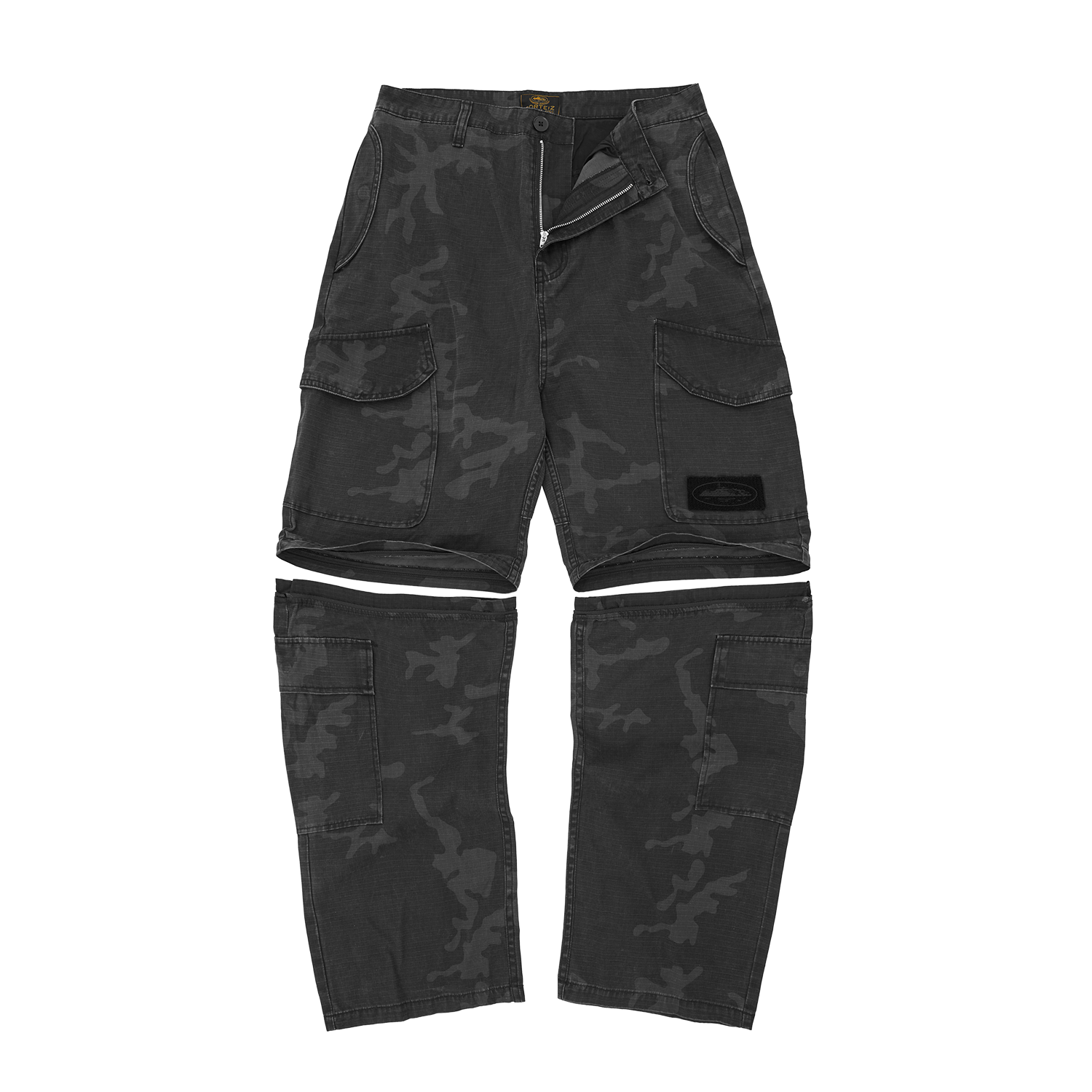 Corteiz GUERILLAZ CONVERTIBLE PANT [BLACK CAMO] alternate view