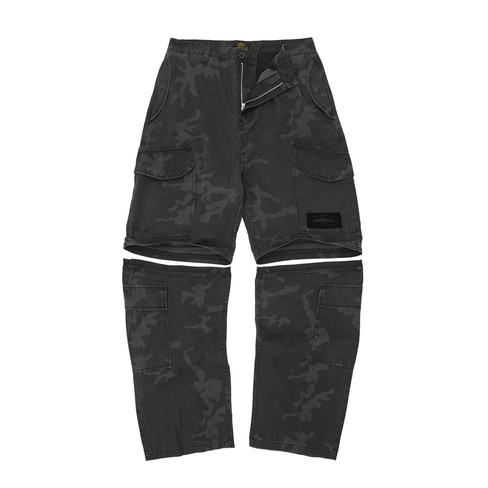 Corteiz GUERILLAZ CONVERTIBLE PANT [BLACK CAMO] alternate view