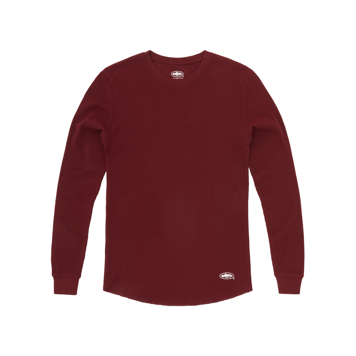 GUERILLAZ THERMAL LS TEE [BURGUNDY] Hoodie product image