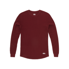 GUERILLAZ THERMAL LS TEE [BURGUNDY] Hoodie product image