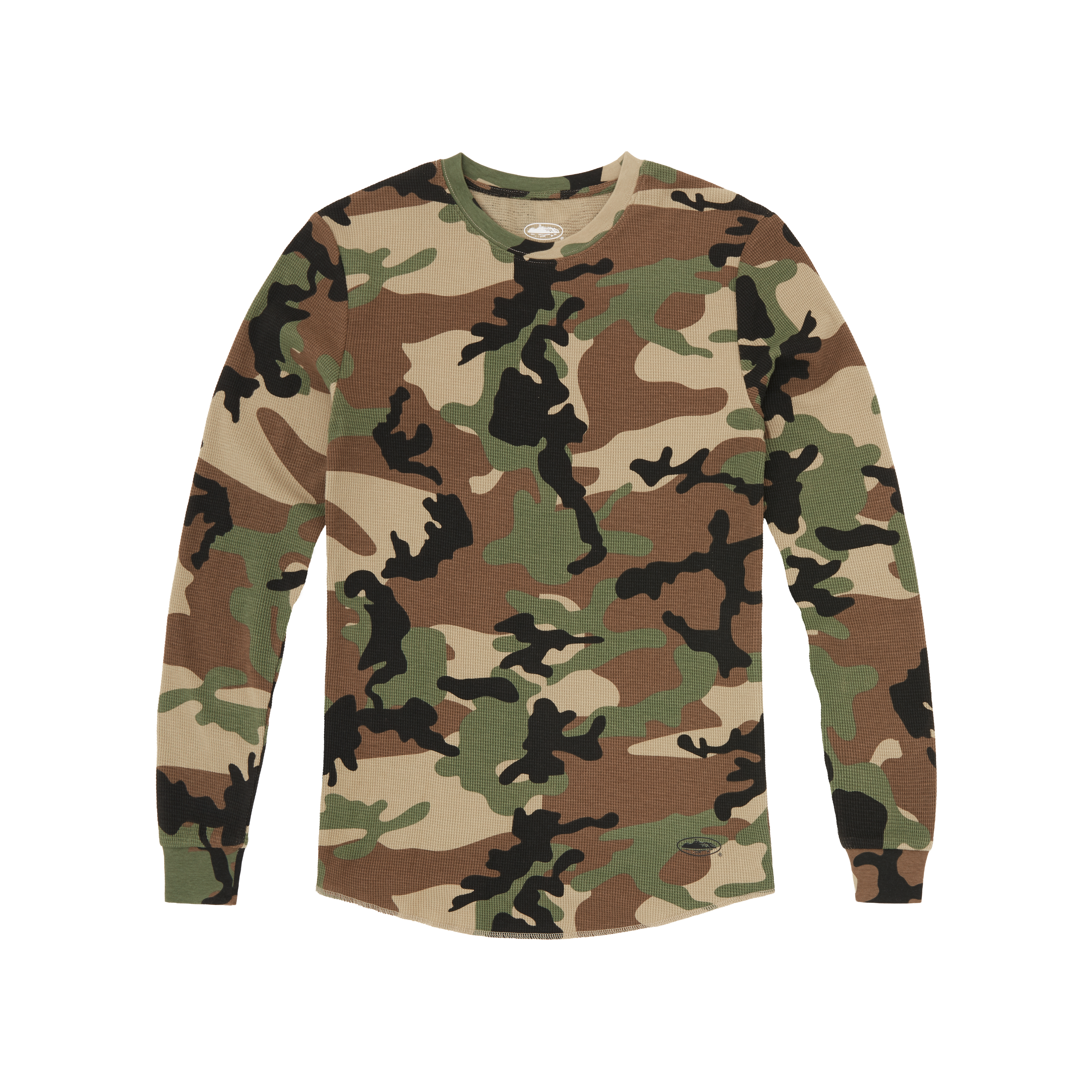 GUERILLAZ THERMAL LS TEE [WOODLAND CAMO] Hoodie product image