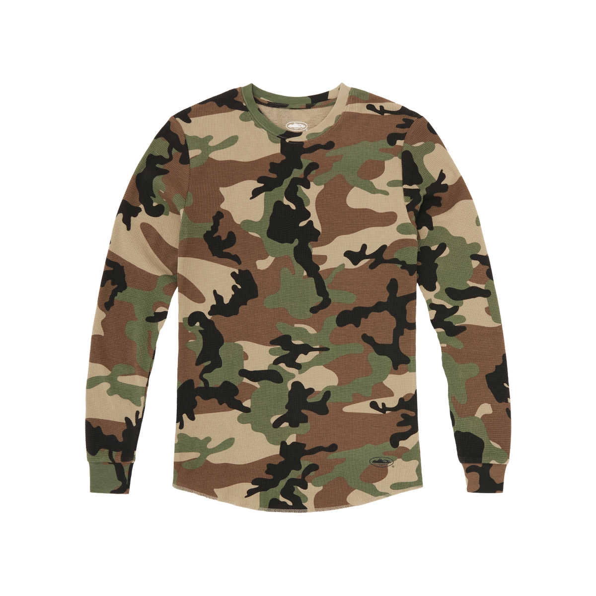 GUERILLAZ THERMAL LS TEE [WOODLAND CAMO] Hoodie product image