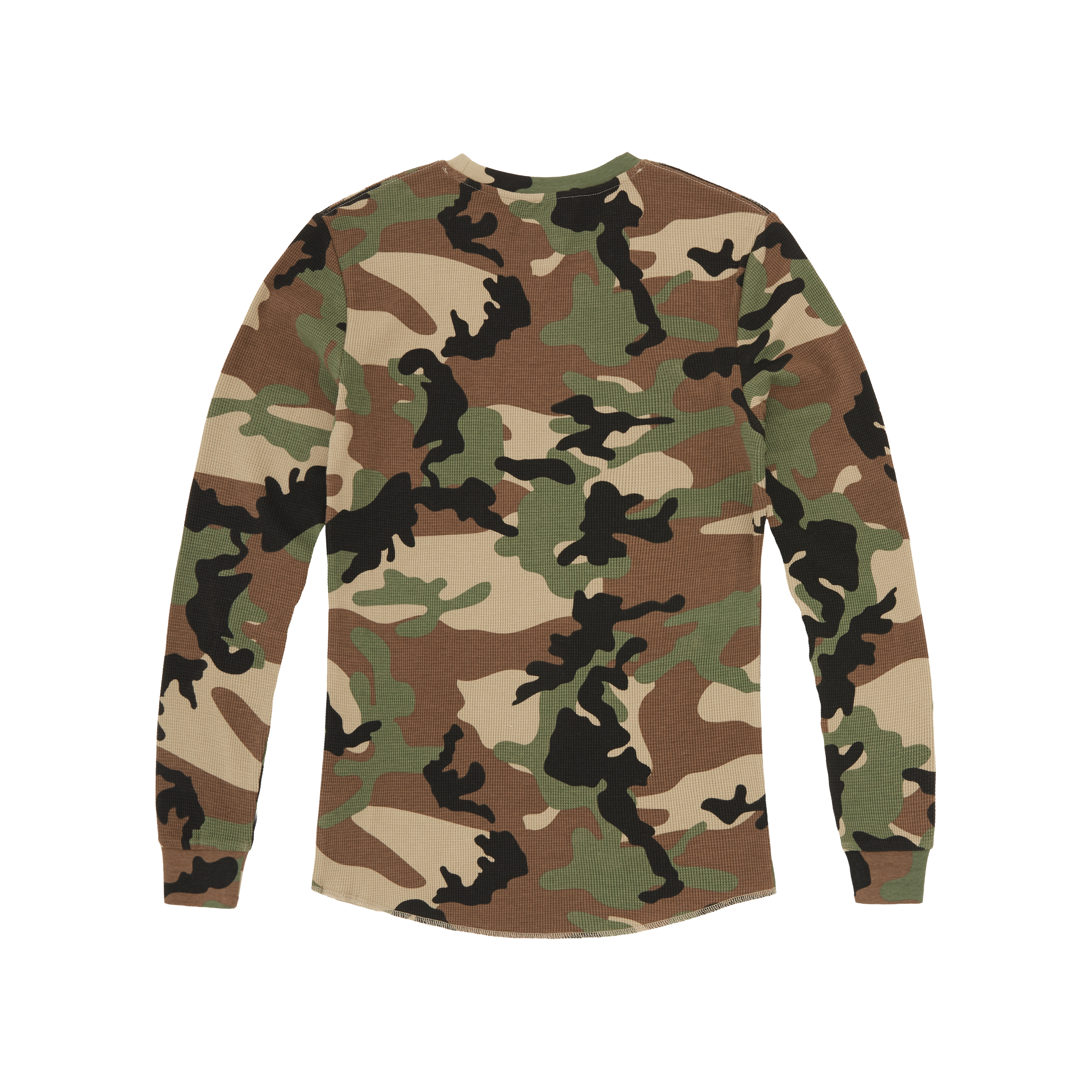 GUERILLAZ THERMAL LS TEE [WOODLAND CAMO] Hoodie alternate view