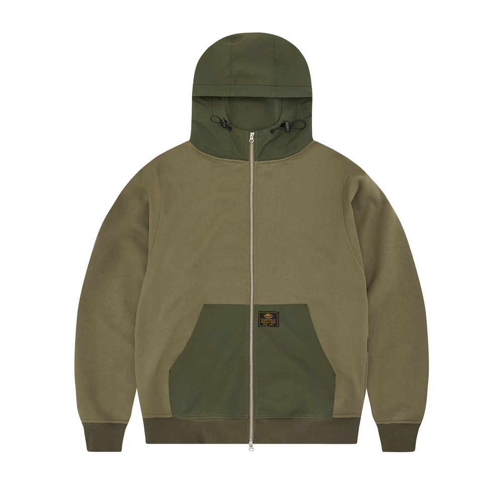 GUERILLAZ RIPSTOP ZIP HOODIE [OLIVE] product image