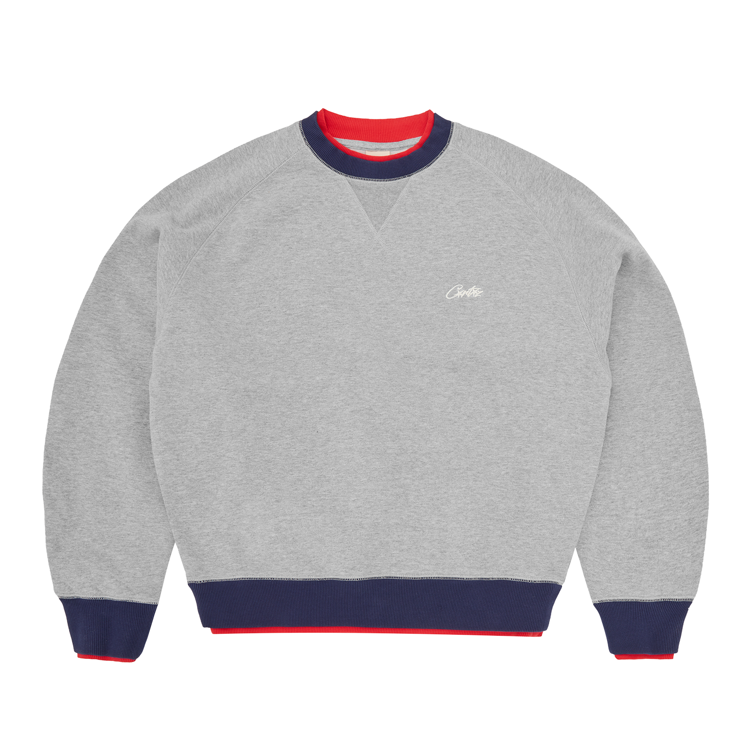 HMP DOUBLE UP CREWNECK [HEATHER GREY] Hoodie product image