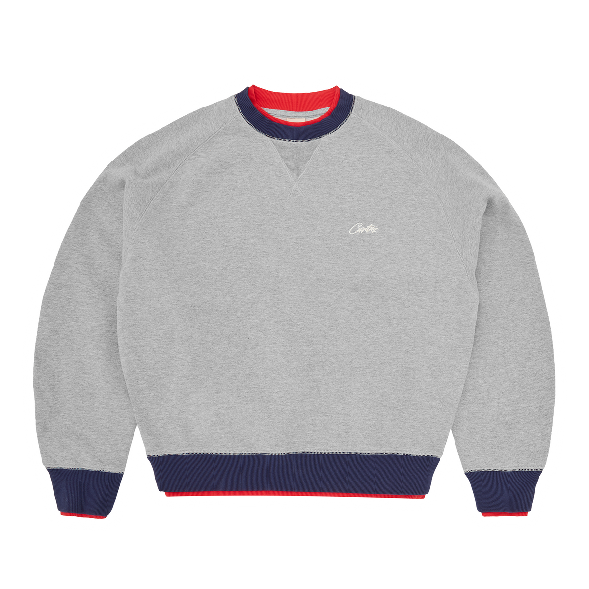HMP DOUBLE UP CREWNECK [HEATHER GREY] Hoodie product image