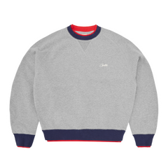 HMP DOUBLE UP CREWNECK [HEATHER GREY] Hoodie product image
