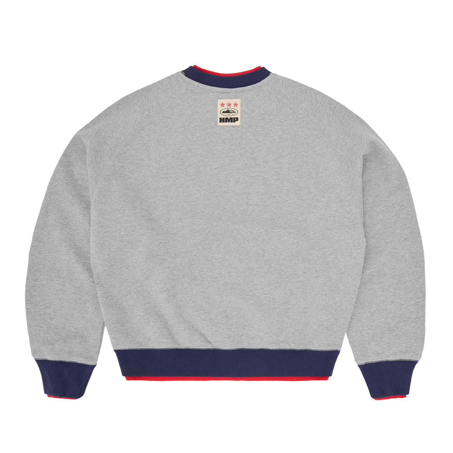 HMP DOUBLE UP CREWNECK [HEATHER GREY] Hoodie alternate view