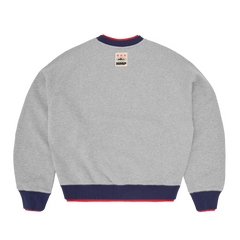 HMP DOUBLE UP CREWNECK [HEATHER GREY] Hoodie alternate view