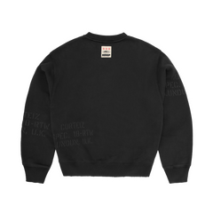 HMP STENCIL CREWNECK [BLACK OVERDYE] Hoodie alternate view