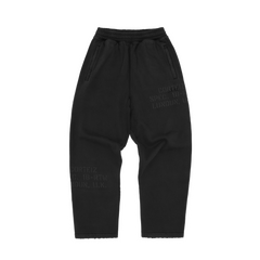 Corteiz HMP STENCIL OPEN HEM SWEATPANT [BLACK OVERDYE] product image