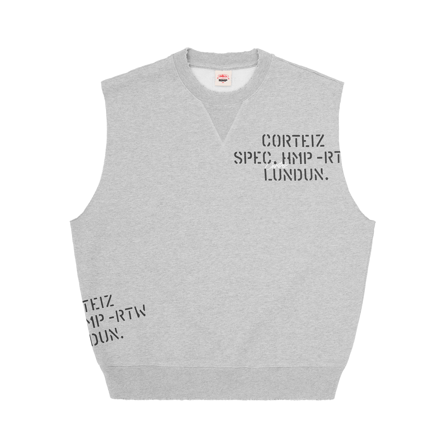 HMP STENCIL VEST [HEATHER GREY] Hoodie product image
