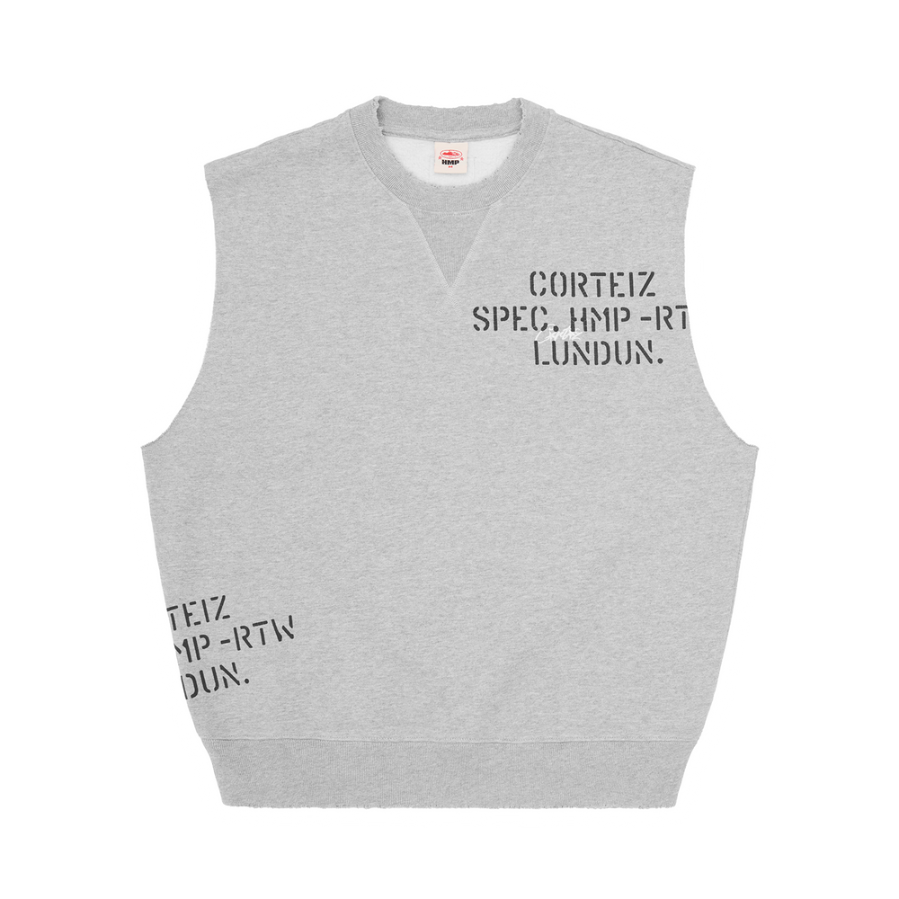 HMP STENCIL VEST [HEATHER GREY] Hoodie product image