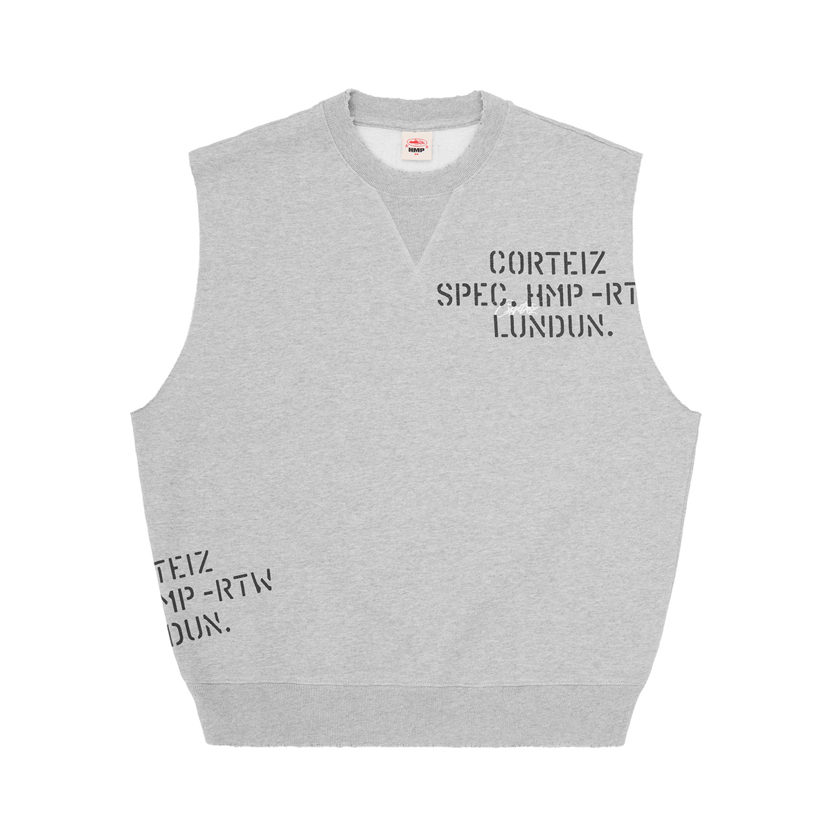 HMP STENCIL VEST [HEATHER GREY] Hoodie product image