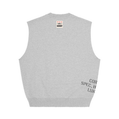 HMP STENCIL VEST [HEATHER GREY] Hoodie alternate view
