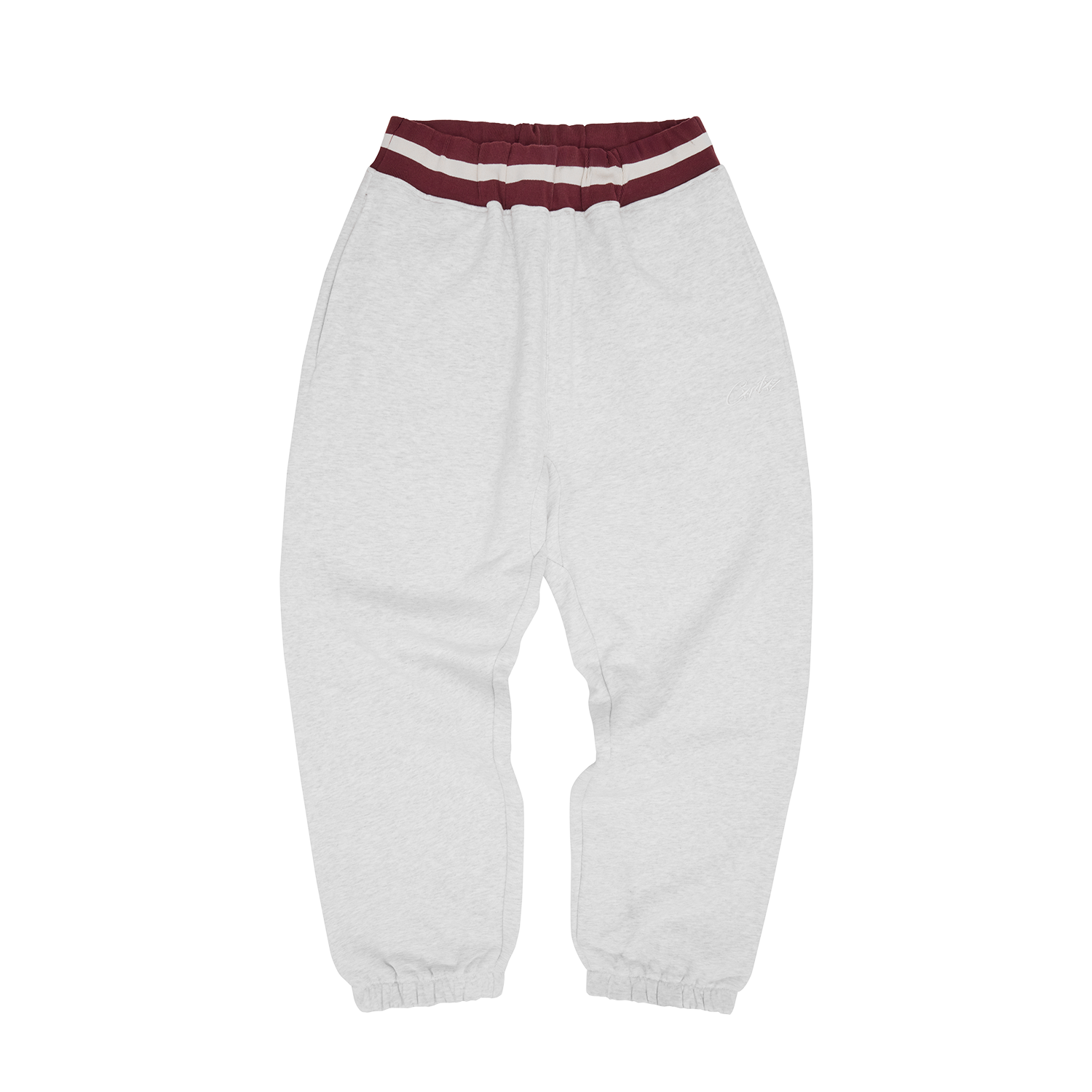 Corteiz HMP STRIPE RIB SWEATPANT [LIGHT HEATHER] product image
