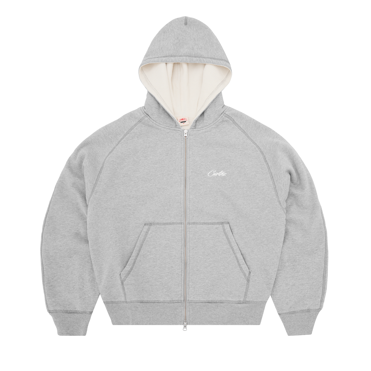 HMP THERMAL ZIP HOODIE [HEATHER GREY] product image