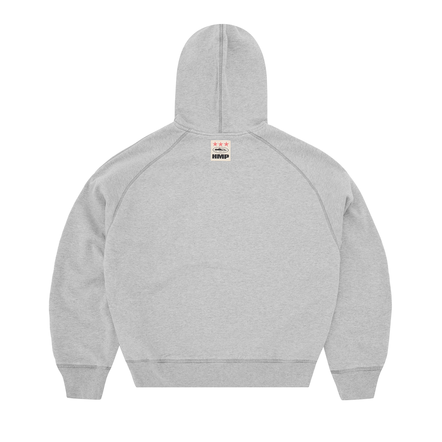 HMP THERMAL ZIP HOODIE [HEATHER GREY] alternate view