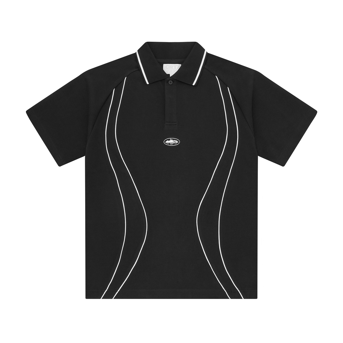 ISLAND PIQUE POLO SHIRT [BLACK] Hoodie product image