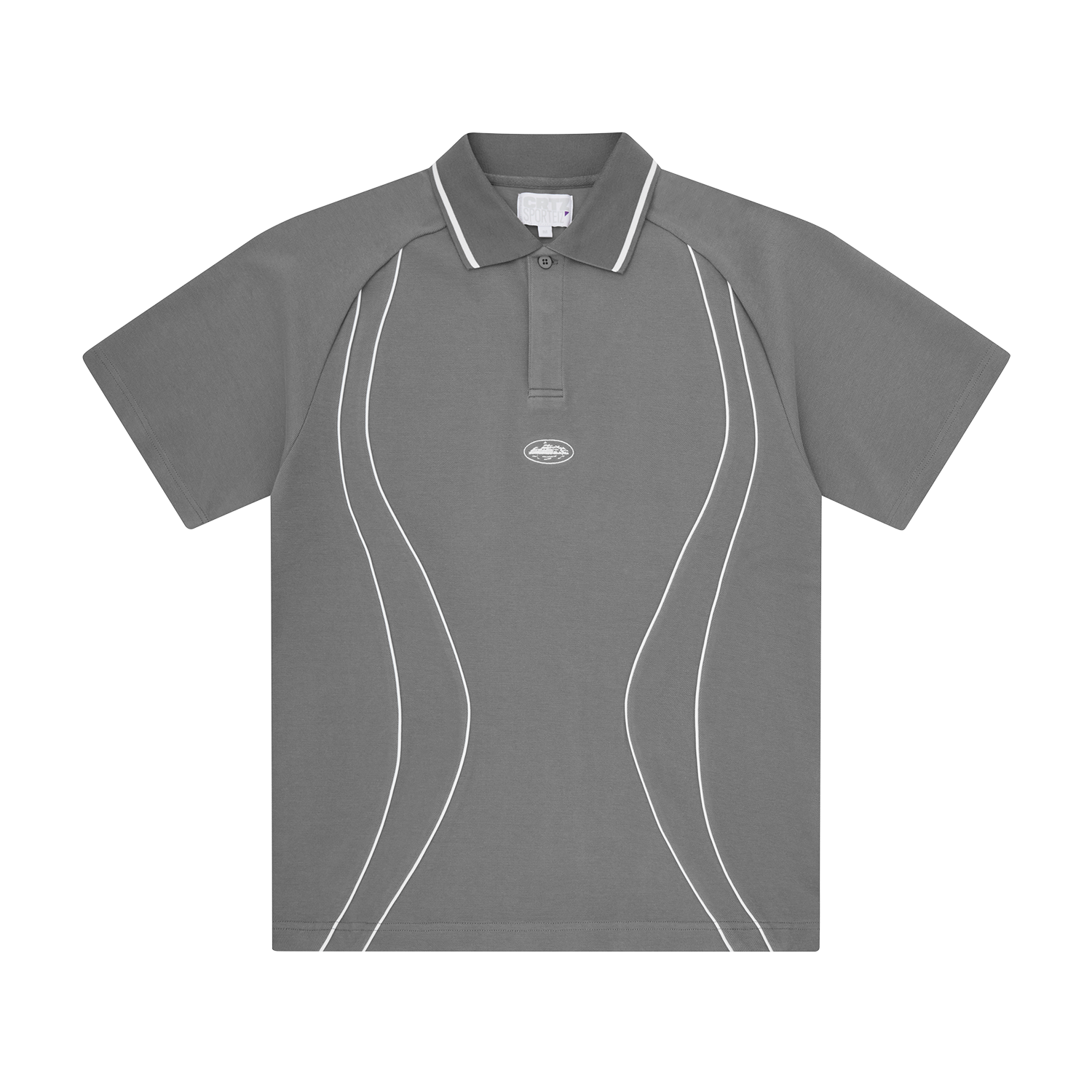 ISLAND PIQUE POLO SHIRT [GREY] Hoodie product image