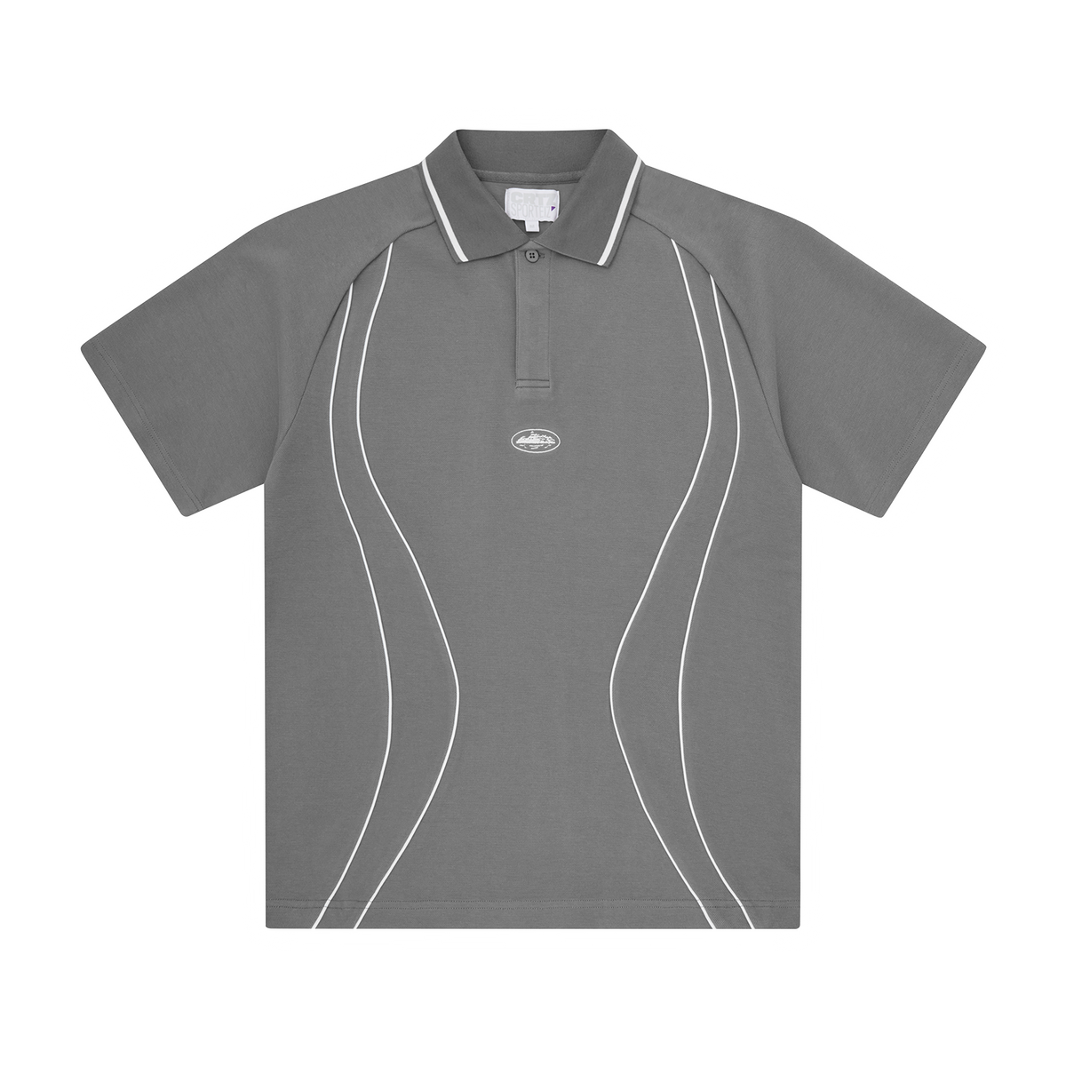 ISLAND PIQUE POLO SHIRT [GREY] Hoodie product image