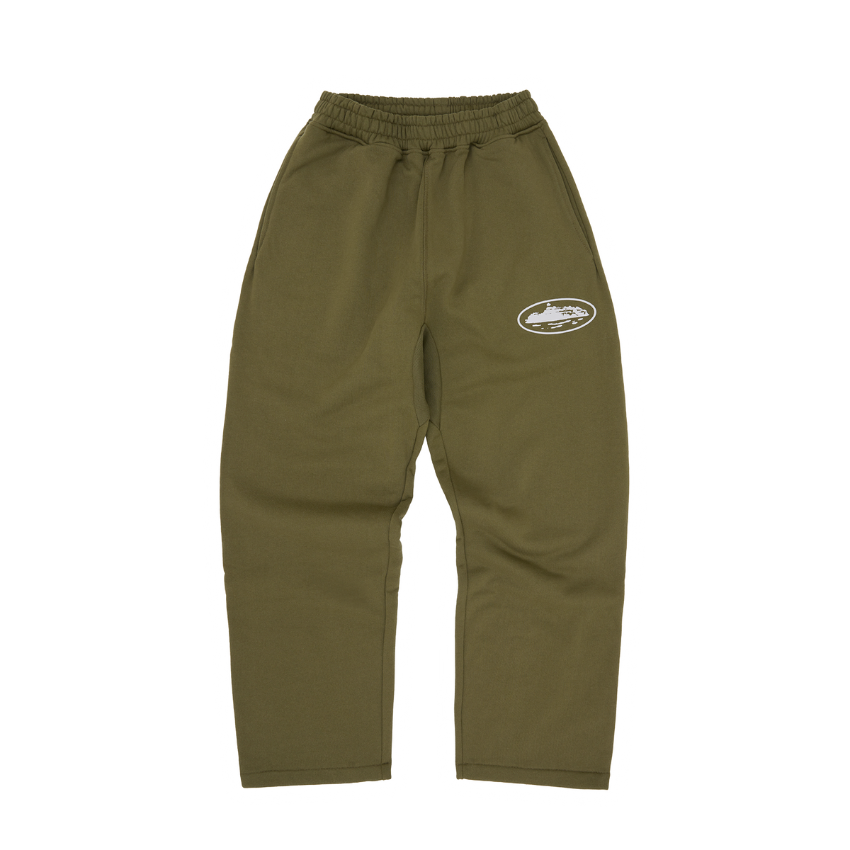 Corteiz ISLAND PUFF PRINT OPEN HEM SWEATPANT [OLIVE] product image