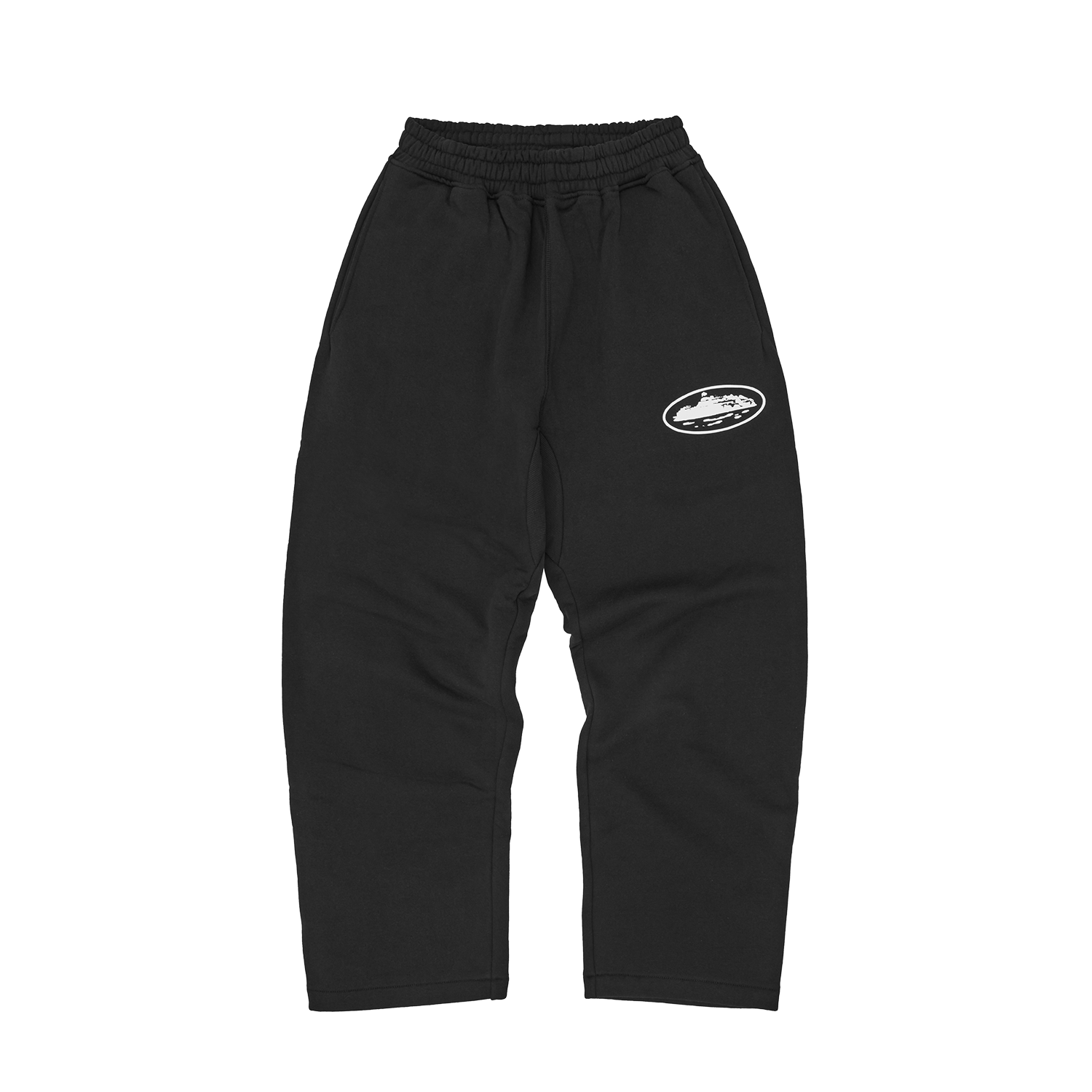 Corteiz ISLAND PUFF PRINT OPEN HEM SWEATPANT [BLACK] product image