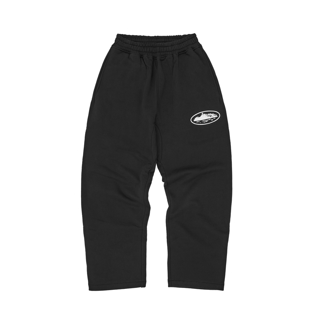 Corteiz ISLAND PUFF PRINT OPEN HEM SWEATPANT [BLACK] product image