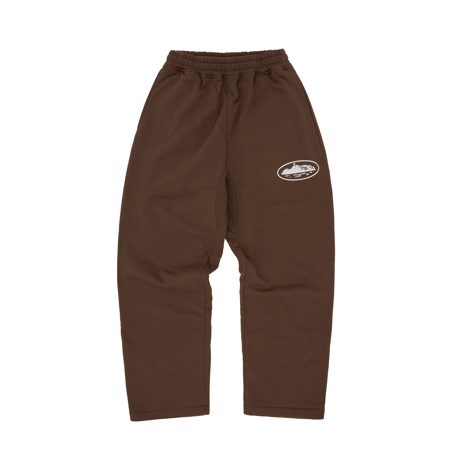 Corteiz ISLAND PUFF PRINT OPEN HEM SWEATPANT [BROWN] product image