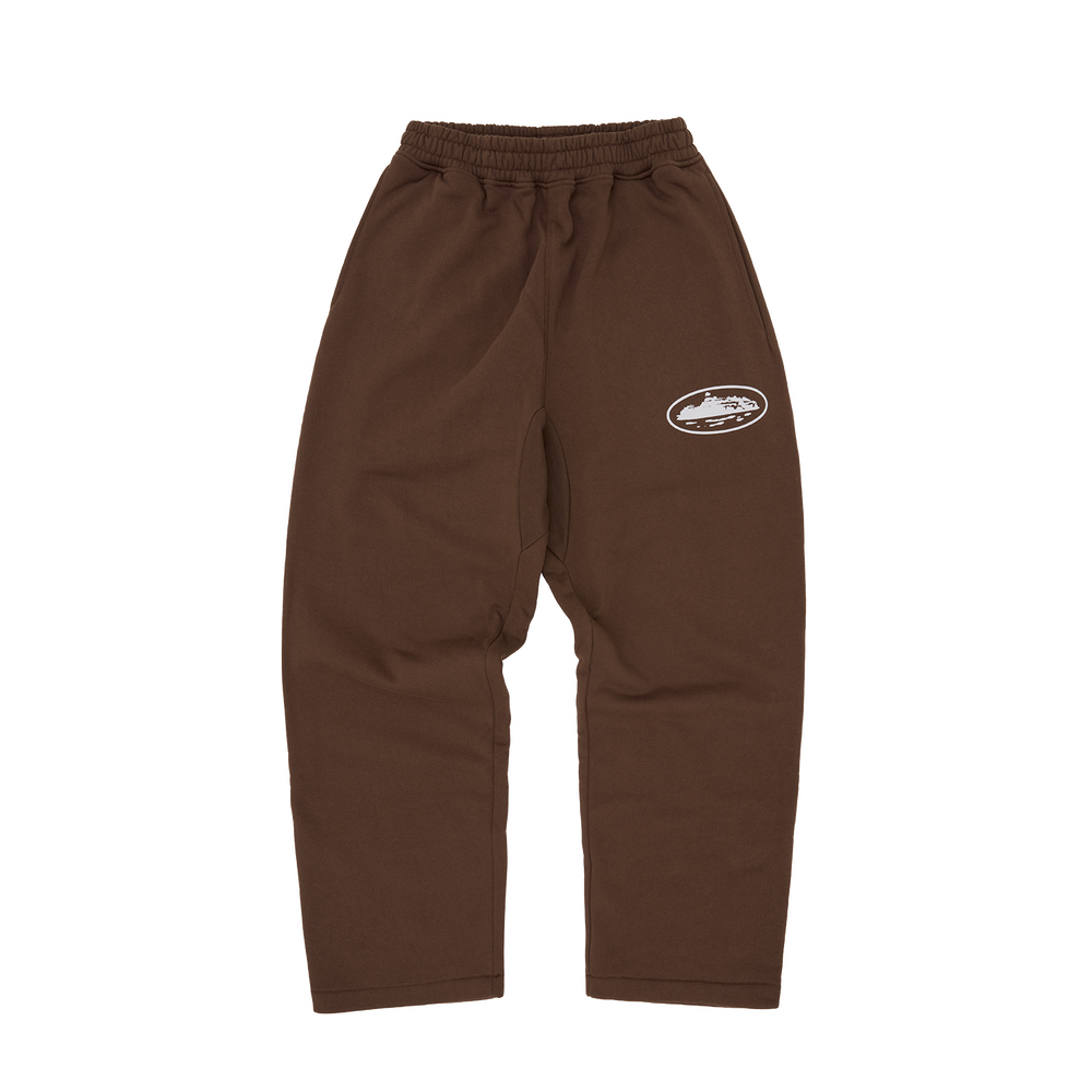Corteiz ISLAND PUFF PRINT OPEN HEM SWEATPANT [BROWN] product image